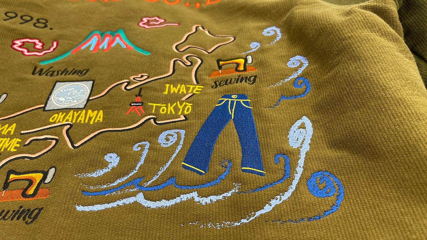 Souvenir-style Embroidered Jacket (Mens)